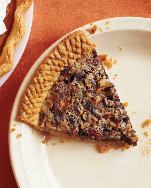 Sorghum Sweetened Pecan Pie