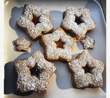 Sorghum Flour Linzer Tarts