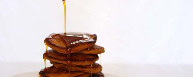 Sweet potato pancakes & sorghum