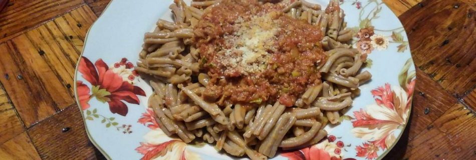 sorghum pasta from italy